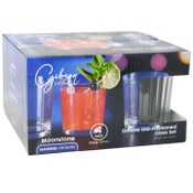 Wholesale - Gibson Home 4pc 12.8oz DOF Glass Set Moonstone Pattern CB C/P 4, UPC: 085081625137